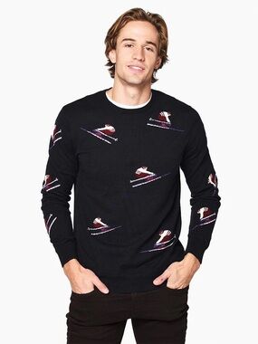Bonobos Men’s Skier Crew Neck Sweater size Large